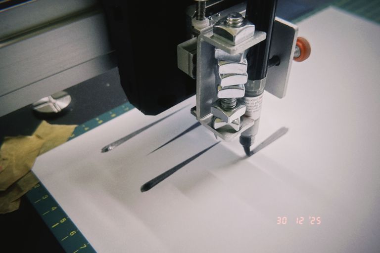 Artwork from project The Drawing Machine